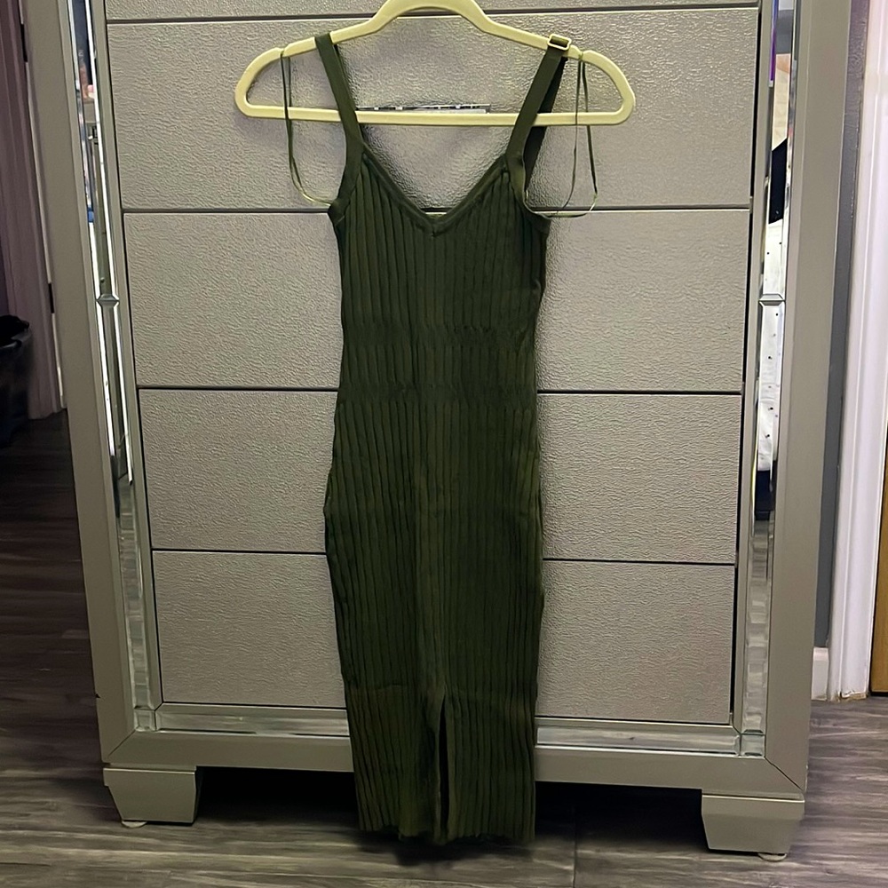 Olive Green Dress
